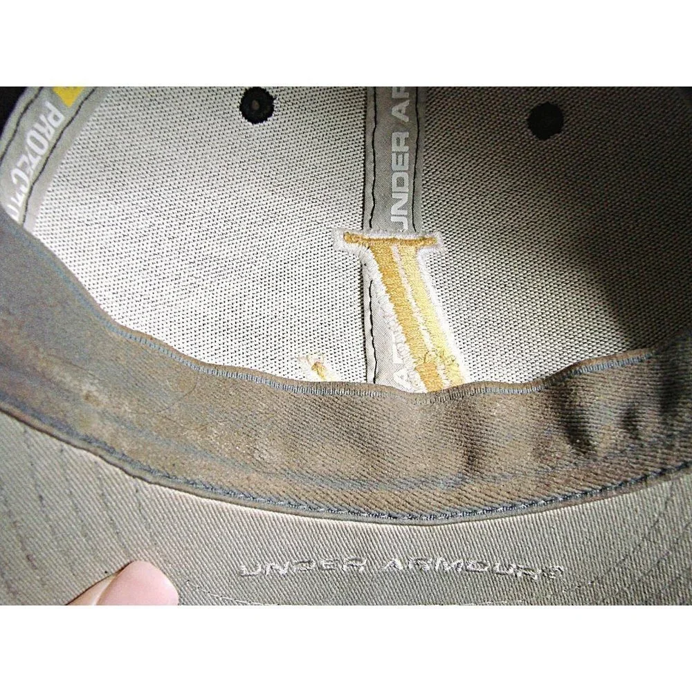Under Armour Georgia Tech Yellow Jackets On-Field Ball Cap Hat "L" Front Sz Med - Picture 12 of 12
